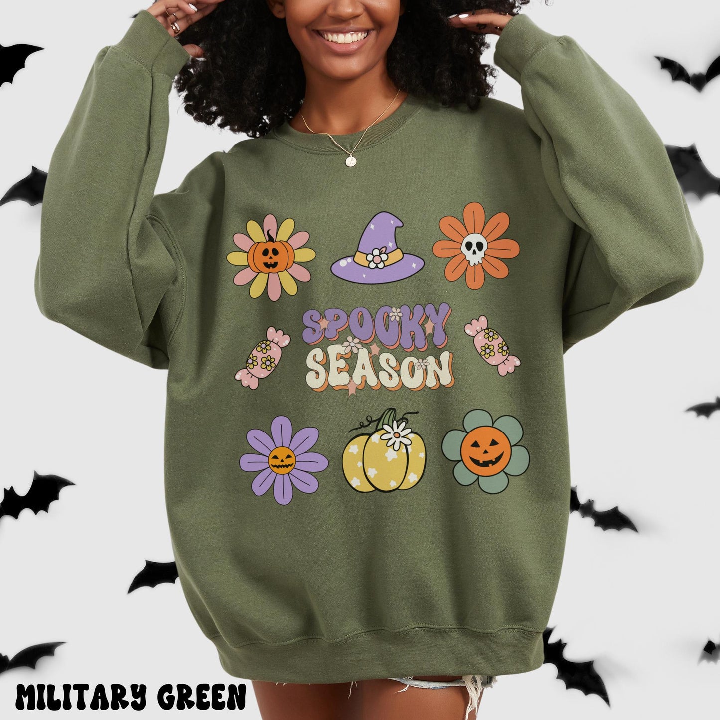 RETRO SPOOKY SEASON SWEATSHIRT