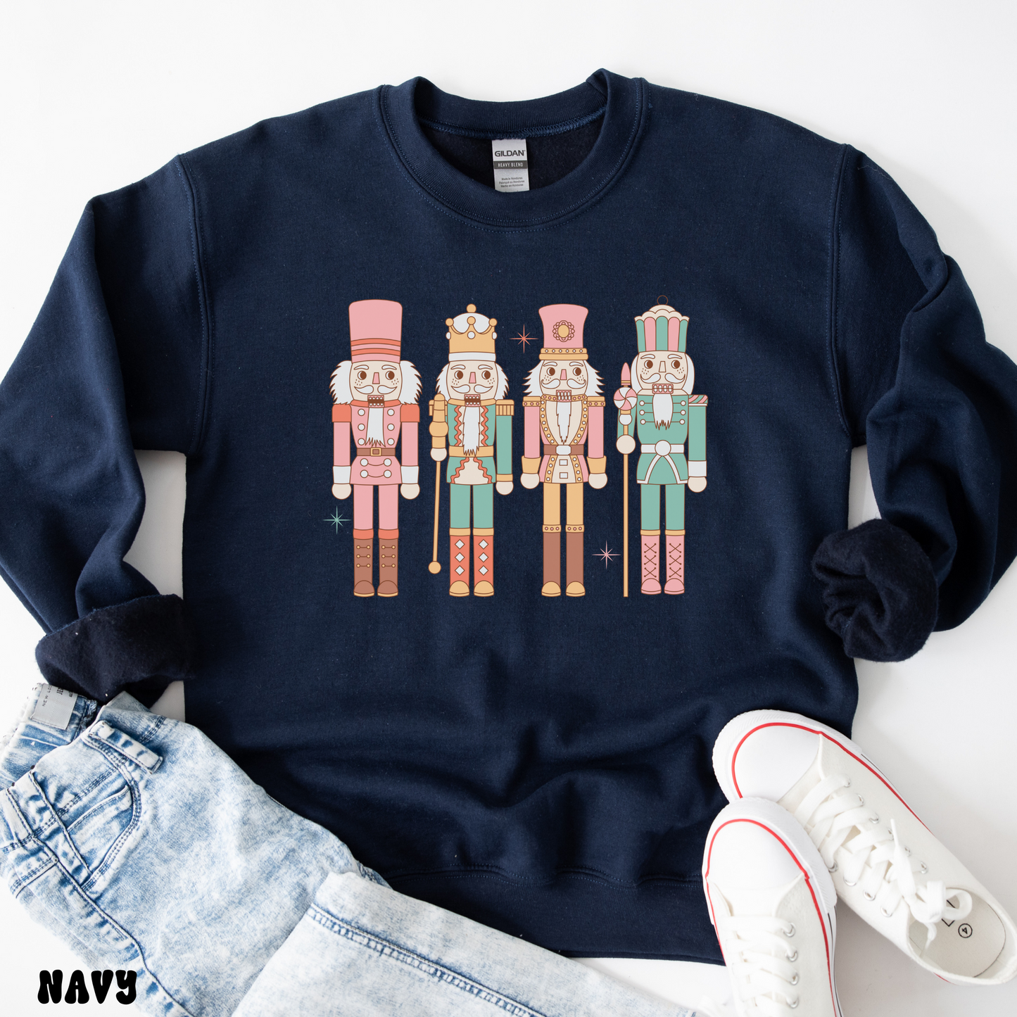 PASTEL NUTCRACKERS SWEATSHIRT