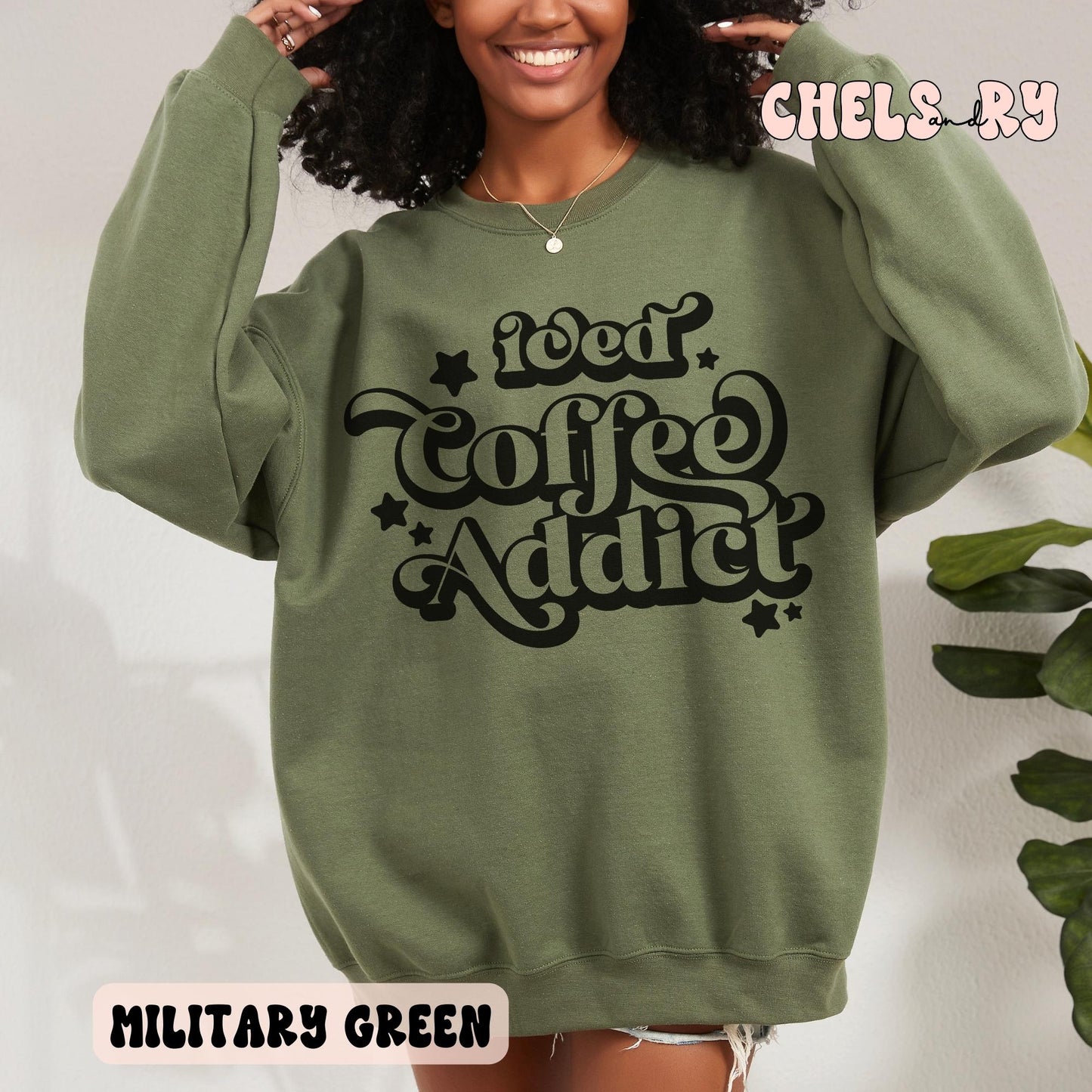 ICED COFFEE ADDICT SWEATSHIRT