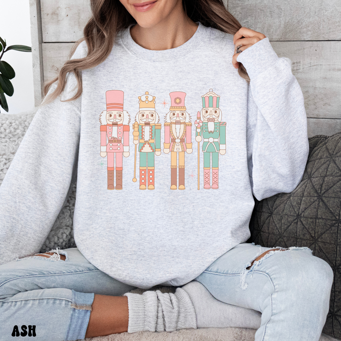 PASTEL NUTCRACKERS SWEATSHIRT