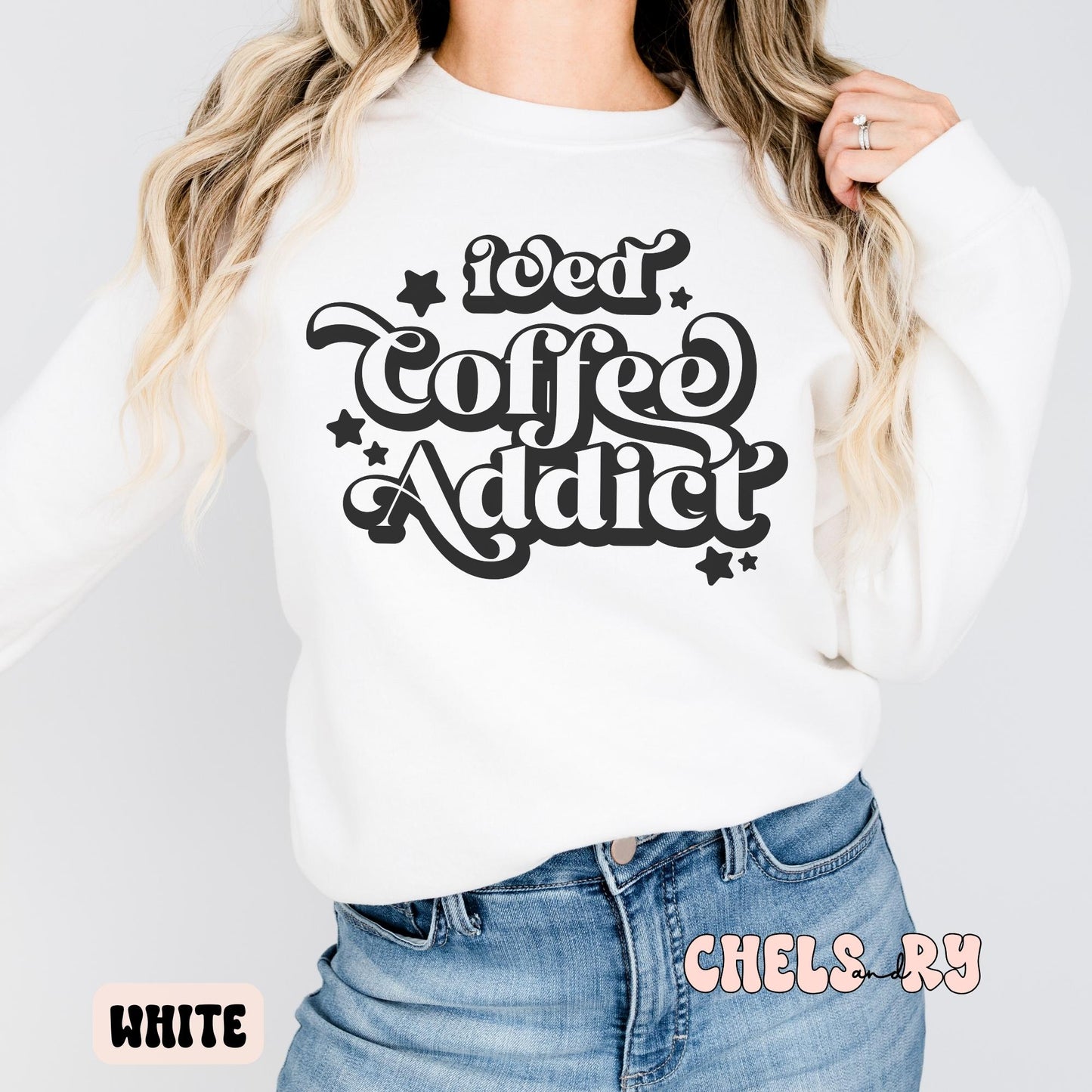 ICED COFFEE ADDICT SWEATSHIRT