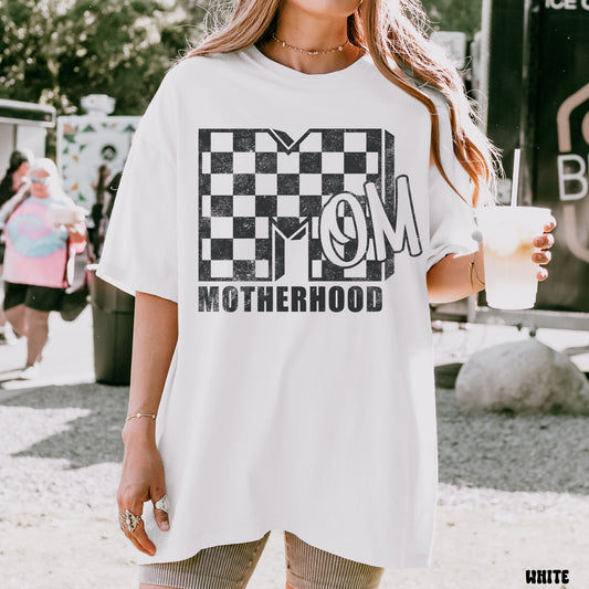 CHECKERED MOTHERHOOD SHIRT