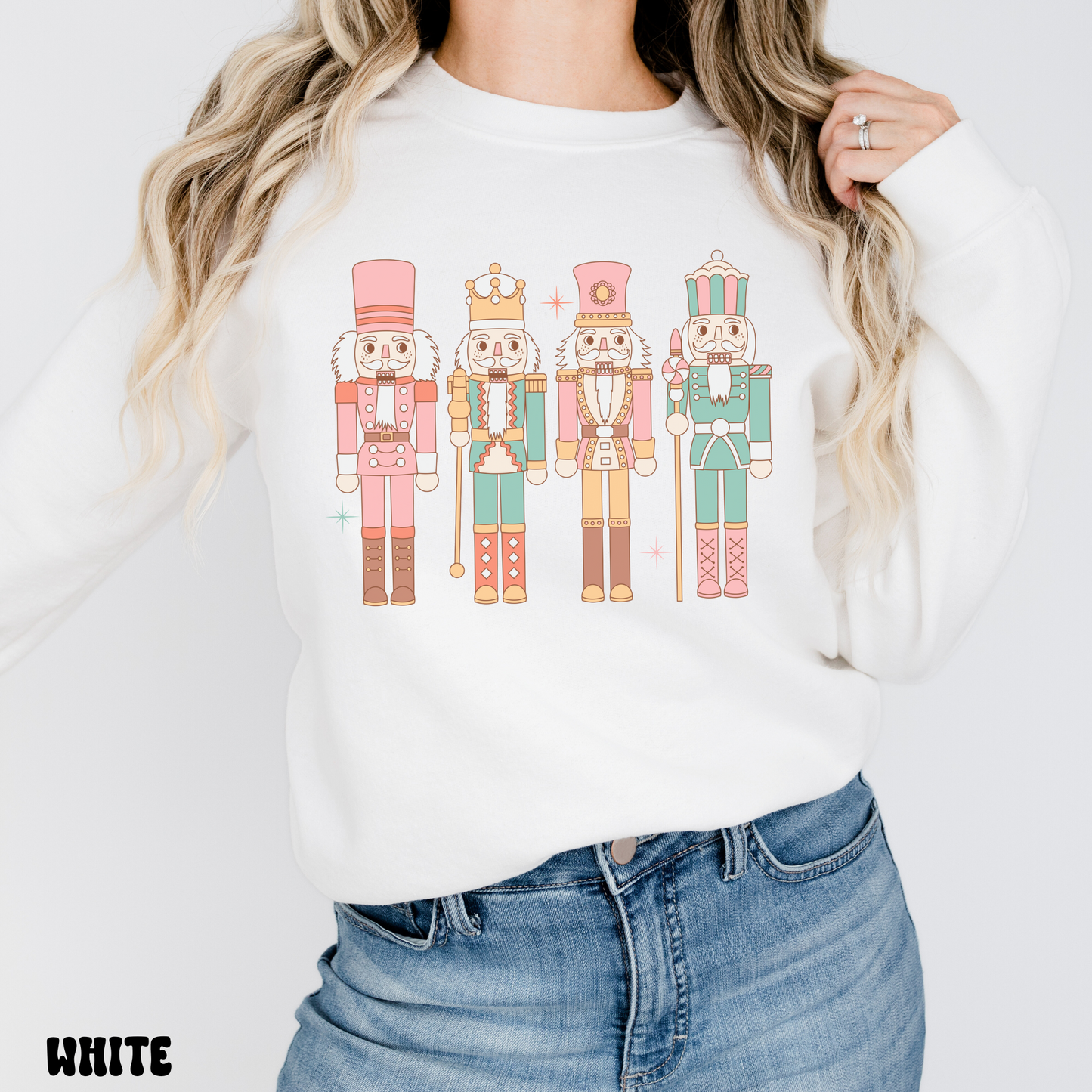 PASTEL NUTCRACKERS SWEATSHIRT