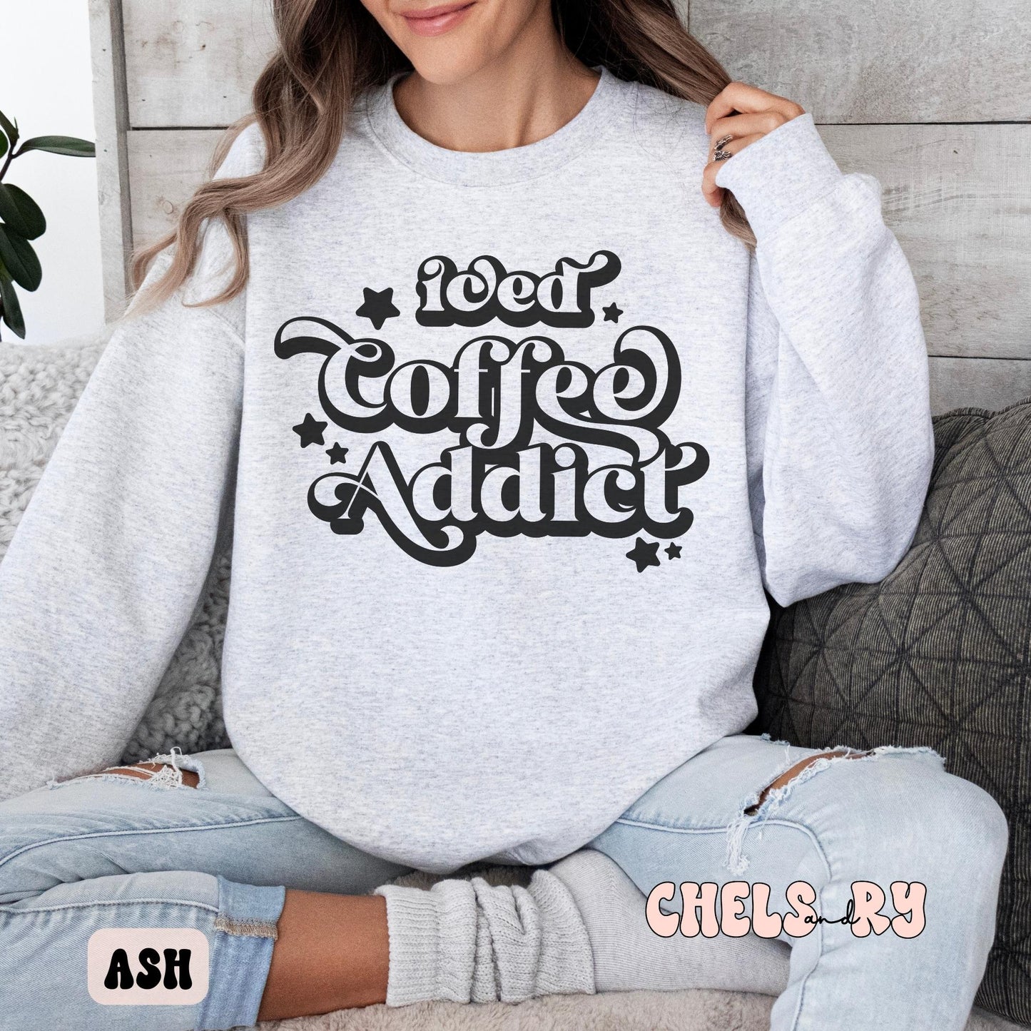 ICED COFFEE ADDICT SWEATSHIRT