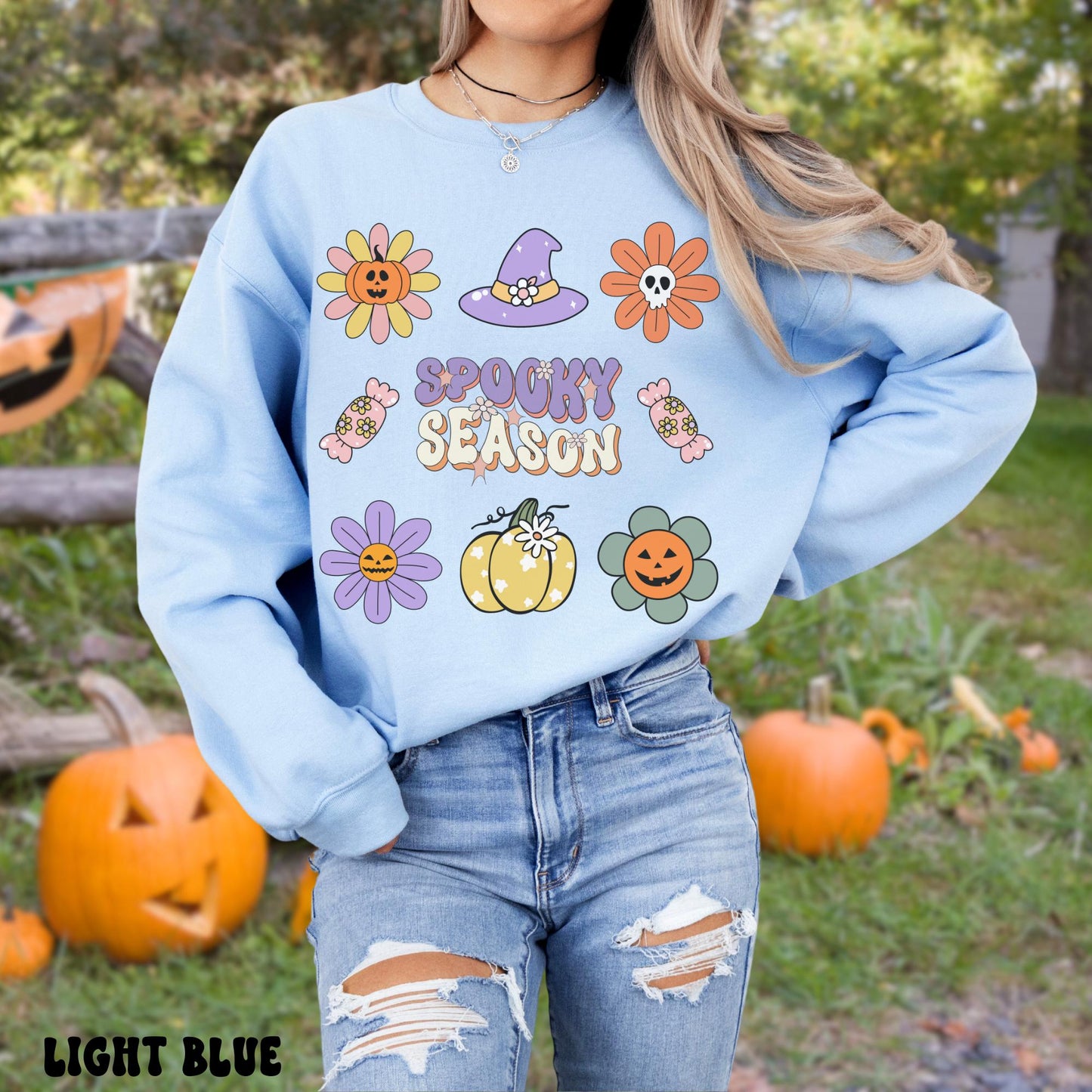 RETRO SPOOKY SEASON SWEATSHIRT