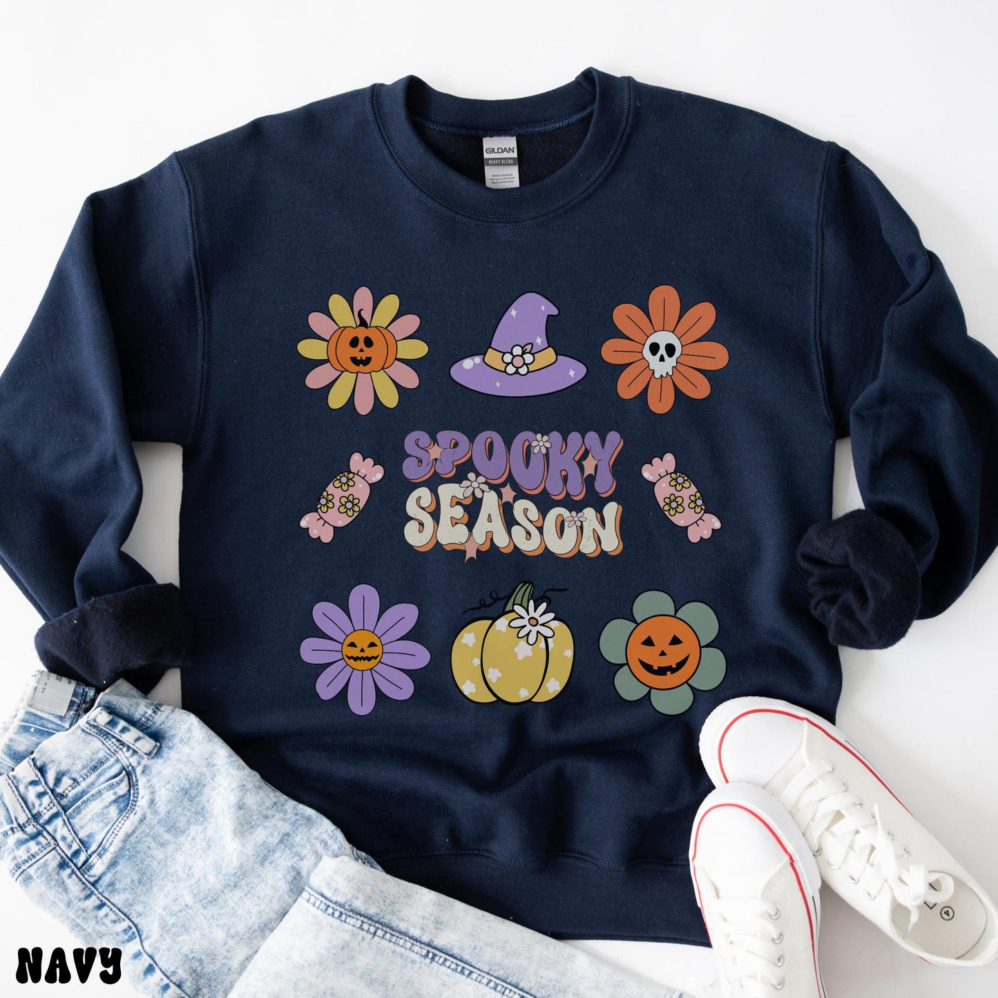 RETRO SPOOKY SEASON SWEATSHIRT