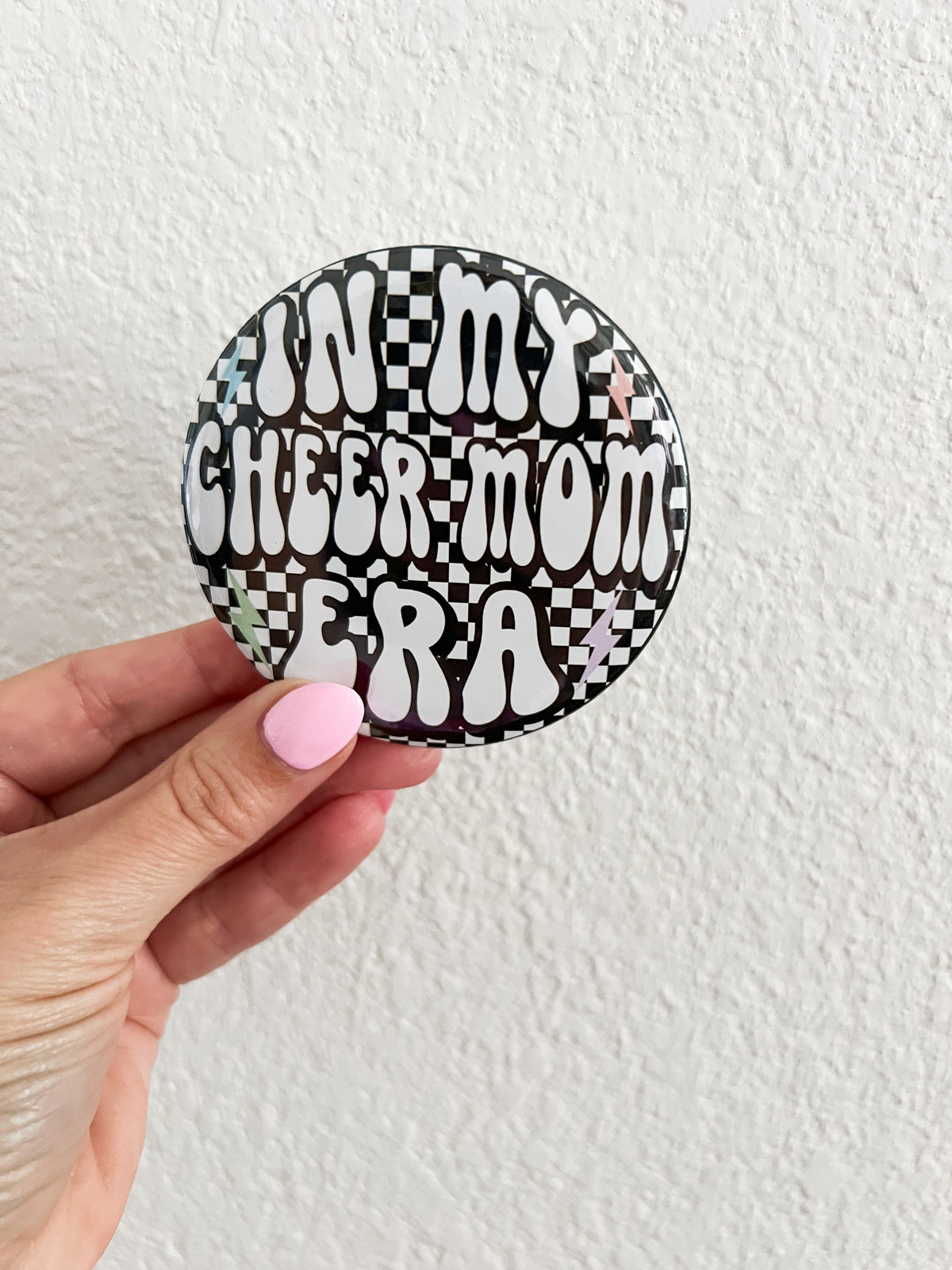CHEER MOM ERA BUTTON