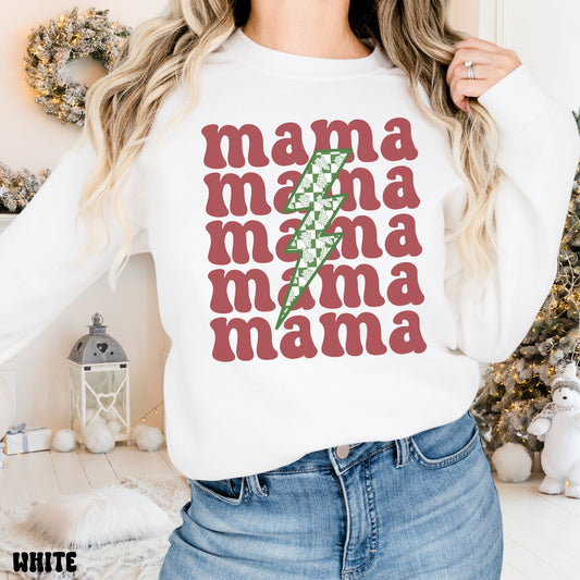 MAMA CHRISTMAS BOLT SWEATSHIRT