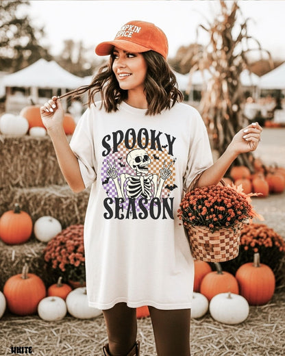 SPOOKY SEASON SKELETON - SHIRT