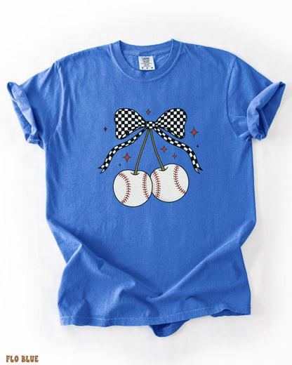 BASEBALL CHERRIES SHIRT