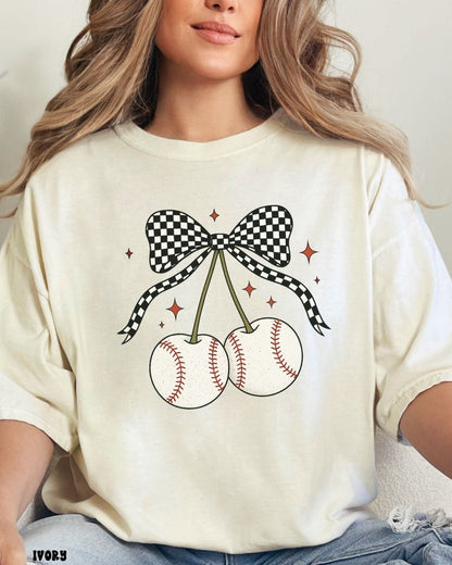 BASEBALL CHERRIES SHIRT