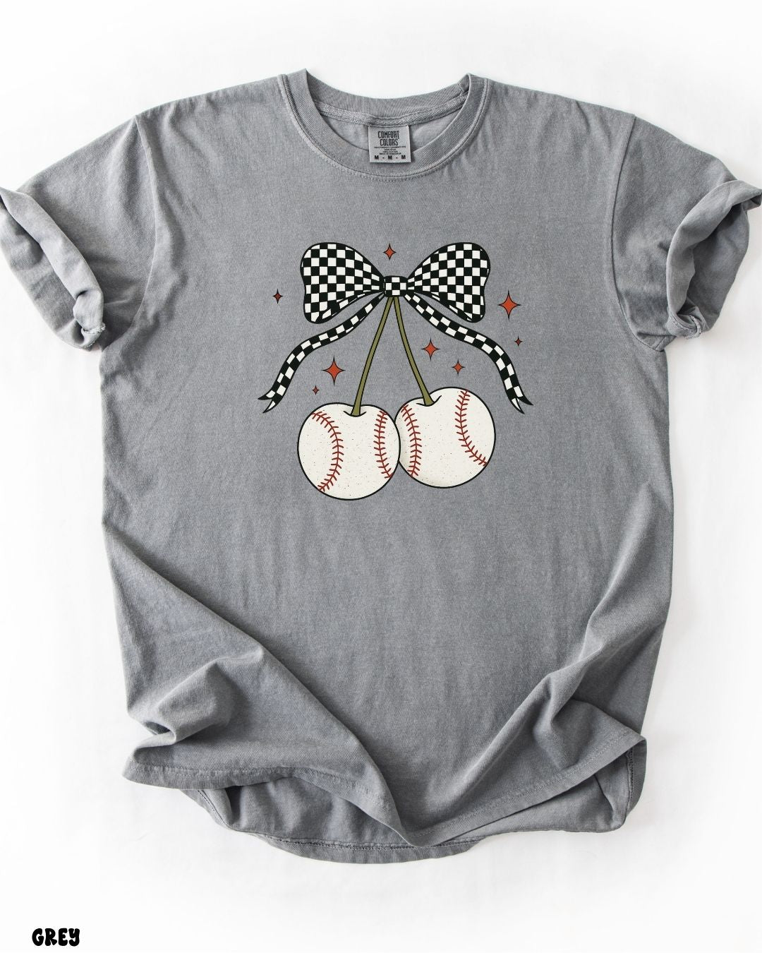 BASEBALL CHERRIES SHIRT
