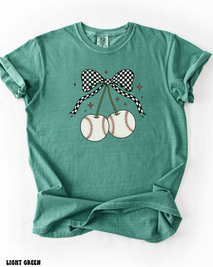 BASEBALL CHERRIES SHIRT
