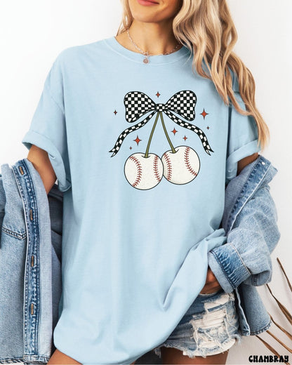 BASEBALL CHERRIES SHIRT