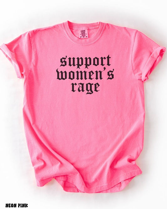 SUPPORT WOMEN'S RAGE SHIRT