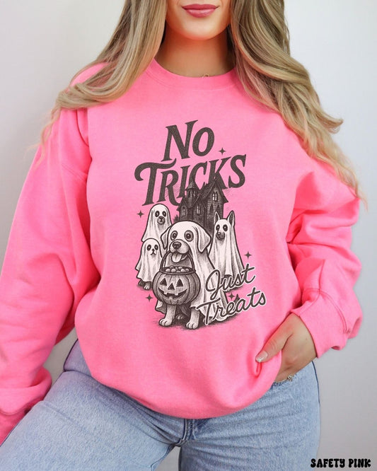 NO TRICKS JUST TREATS - SWEATSHIRT