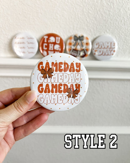 TEXAS GAME DAY BUTTONS