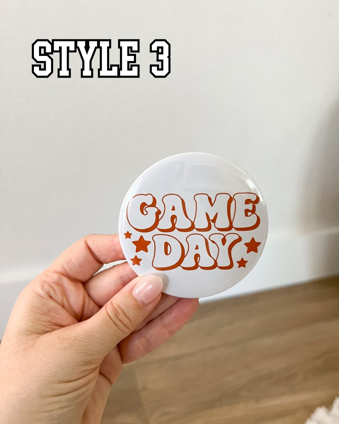 TEXAS GAME DAY BUTTONS