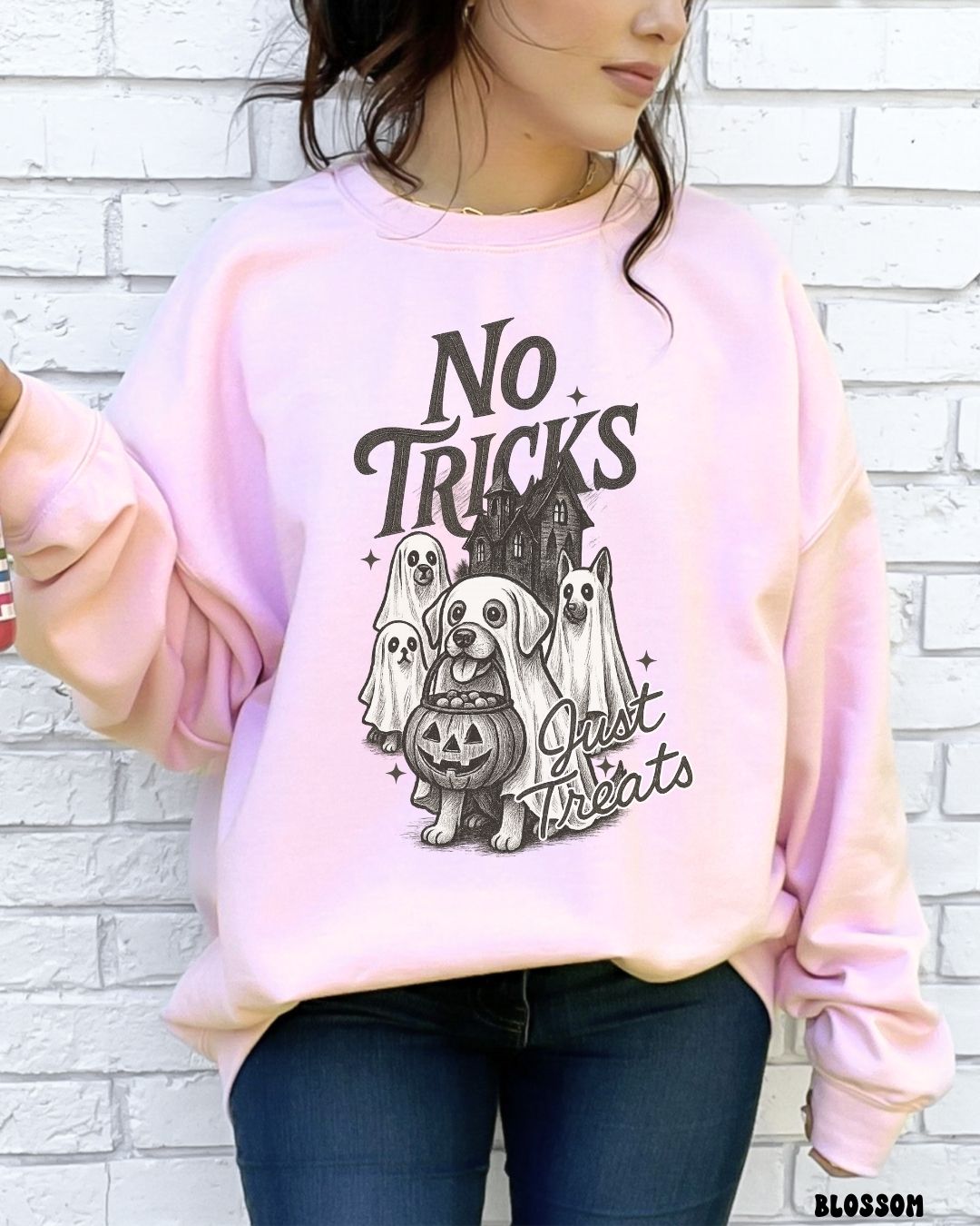 NO TRICKS JUST TREATS - SWEATSHIRT