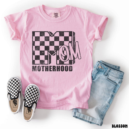 CHECKERED MOTHERHOOD SHIRT