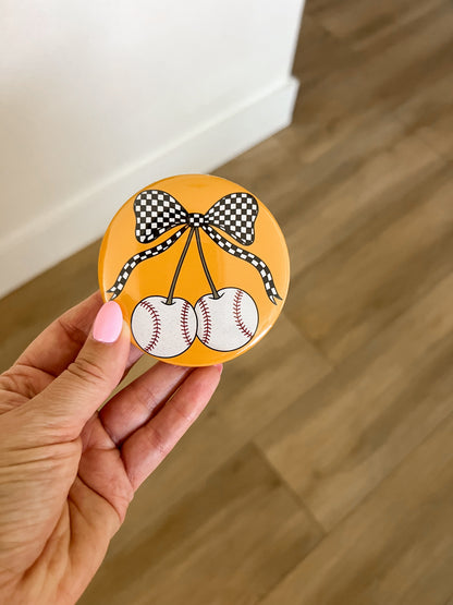 BASEBALL CHERRY BUTTON