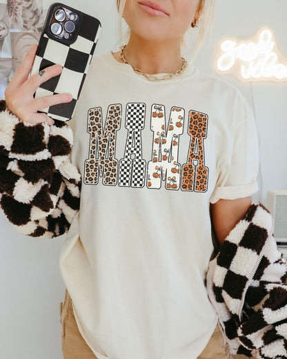 RETRO FALL MAMA- SHIRT
