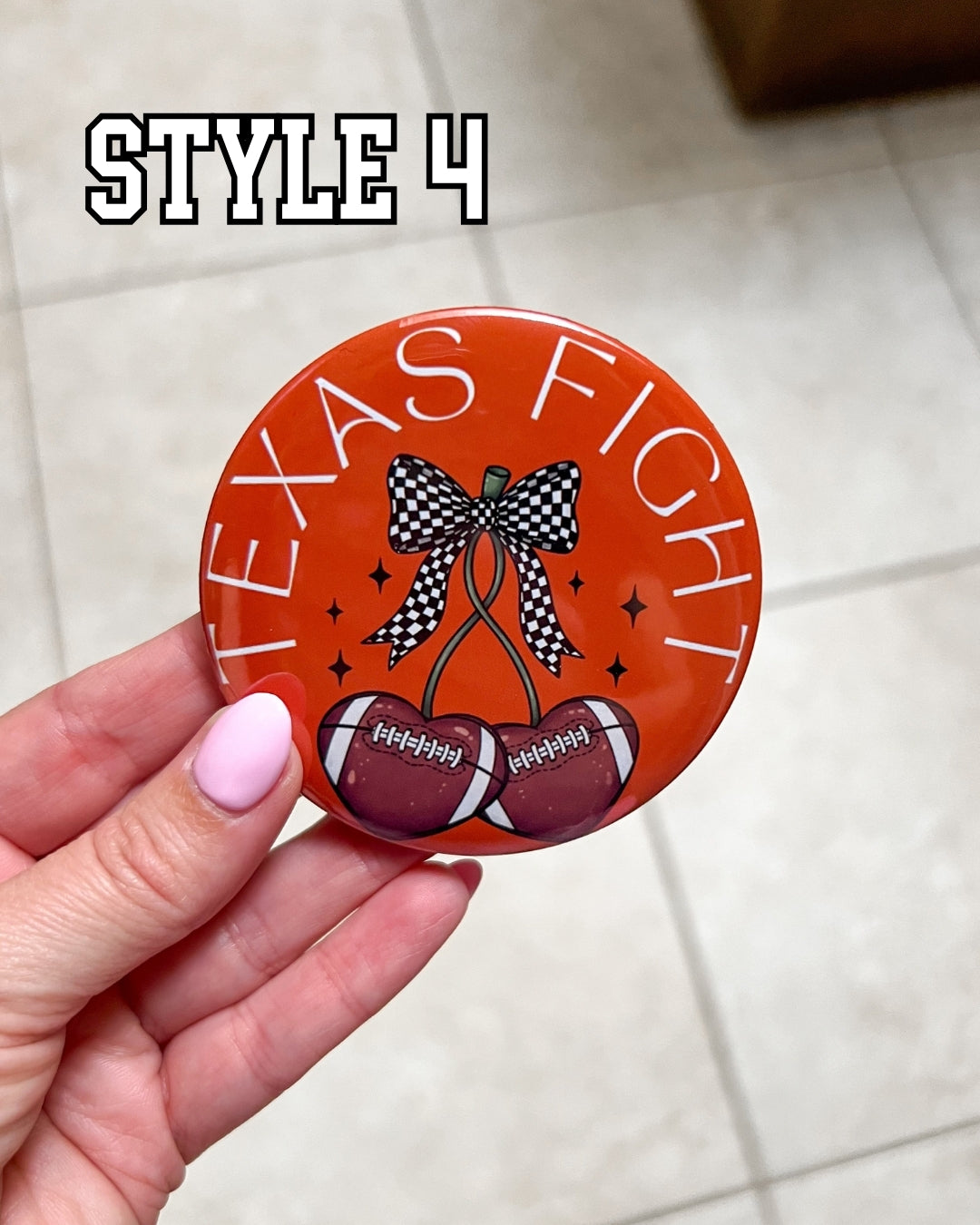 TEXAS GAME DAY BUTTONS