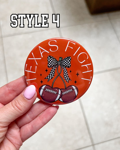 TEXAS GAME DAY BUTTONS