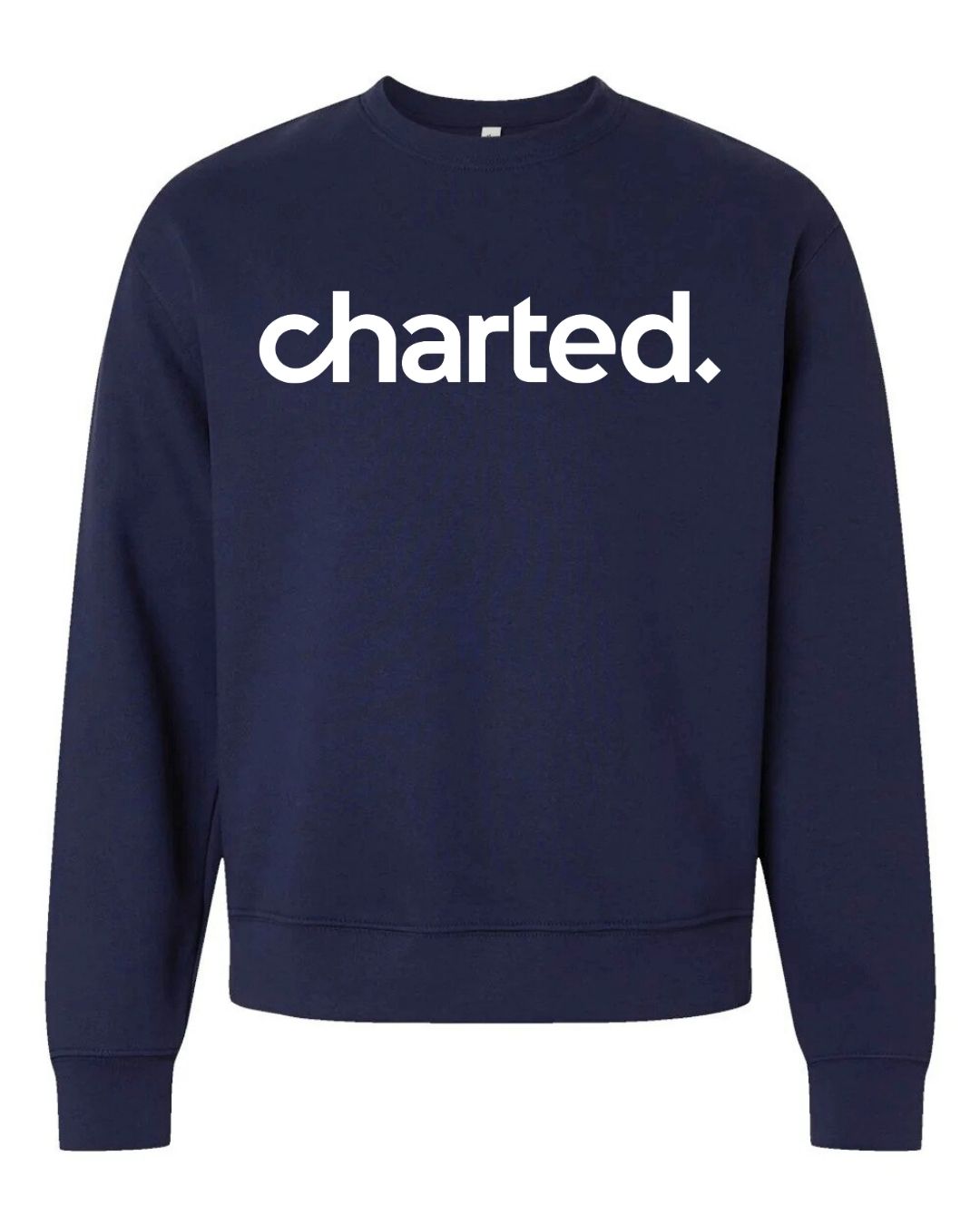Custom Charted Navy Bella Canvas Sweatshirt