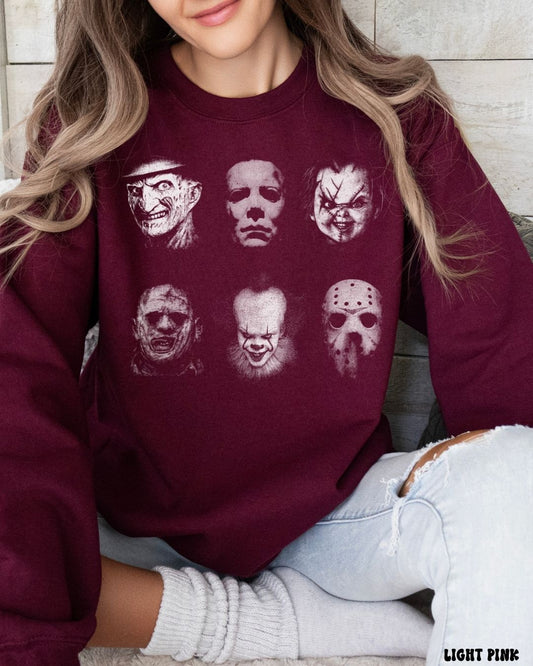 HORROR FACES - SWEATSHIRT
